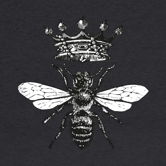 Queen Bee | Black and White by Eclectic At Heart